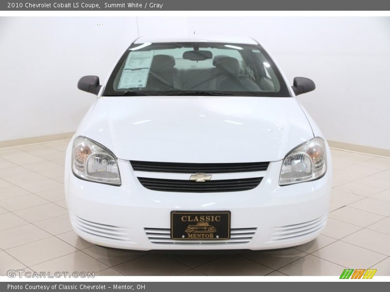 Summit White / Gray 2010 Chevrolet Cobalt LS Coupe