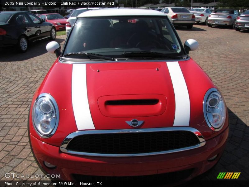 Chili Red / Black/Rooster Red 2009 Mini Cooper S Hardtop