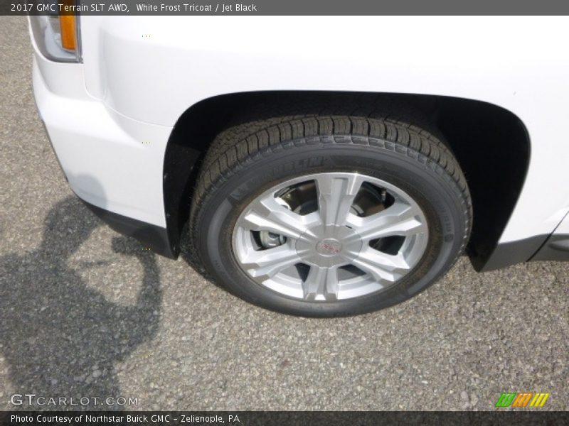 White Frost Tricoat / Jet Black 2017 GMC Terrain SLT AWD