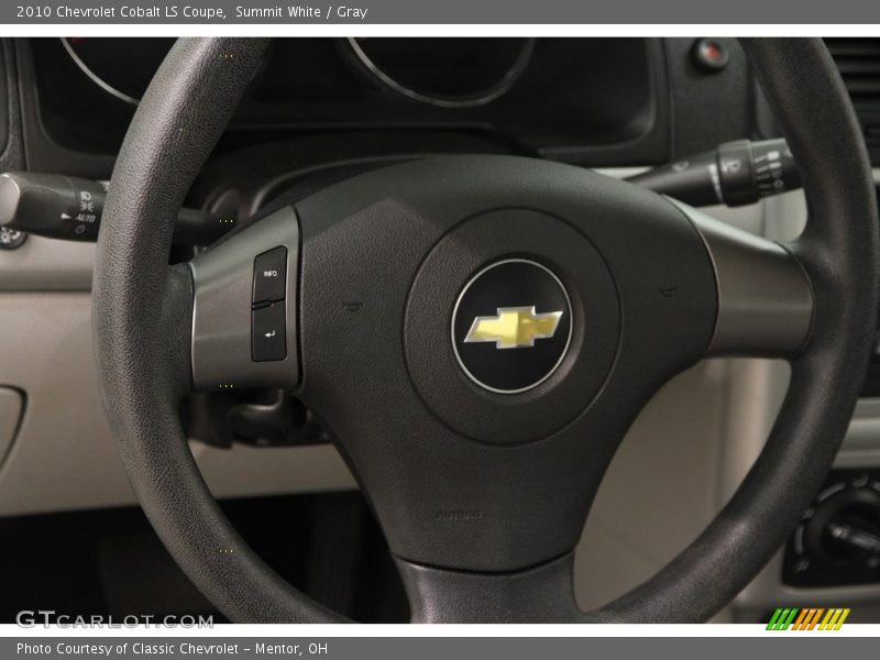 Summit White / Gray 2010 Chevrolet Cobalt LS Coupe