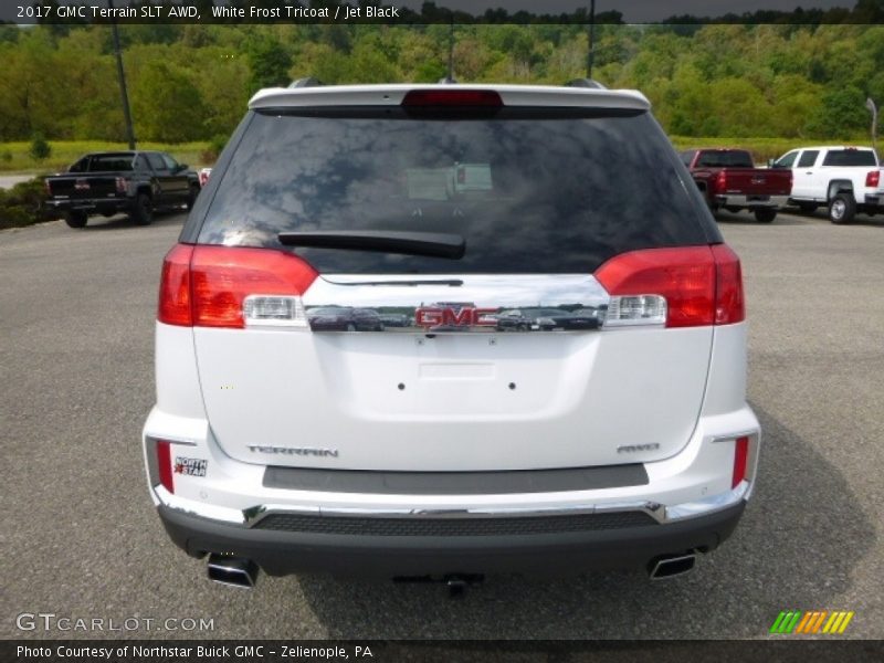 White Frost Tricoat / Jet Black 2017 GMC Terrain SLT AWD