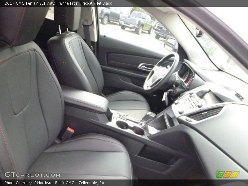 White Frost Tricoat / Jet Black 2017 GMC Terrain SLT AWD