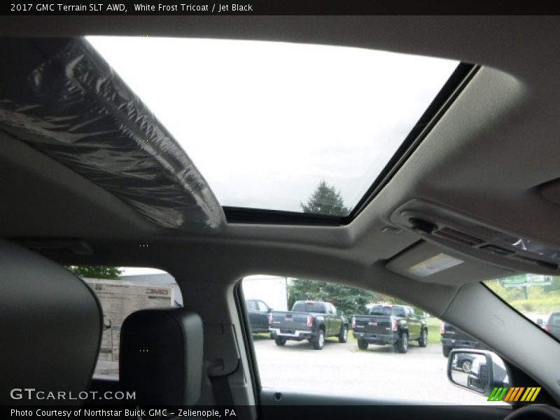 White Frost Tricoat / Jet Black 2017 GMC Terrain SLT AWD