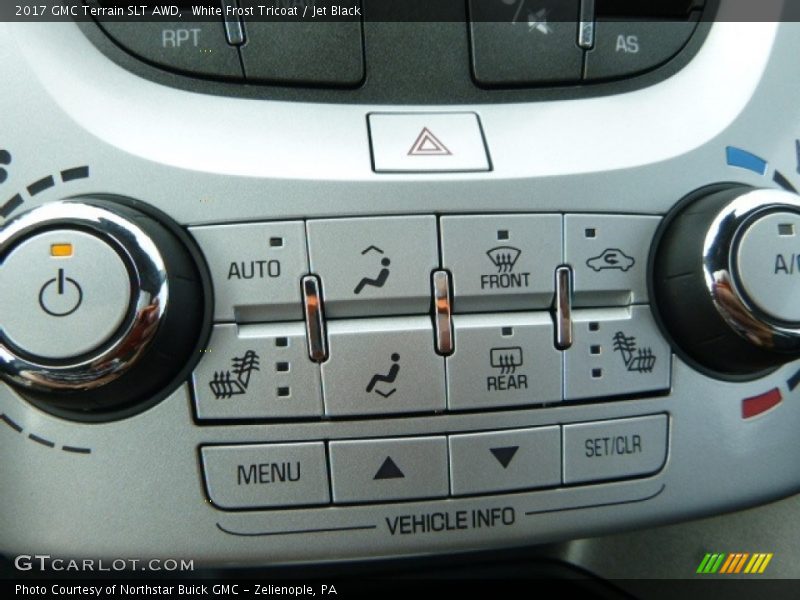 White Frost Tricoat / Jet Black 2017 GMC Terrain SLT AWD