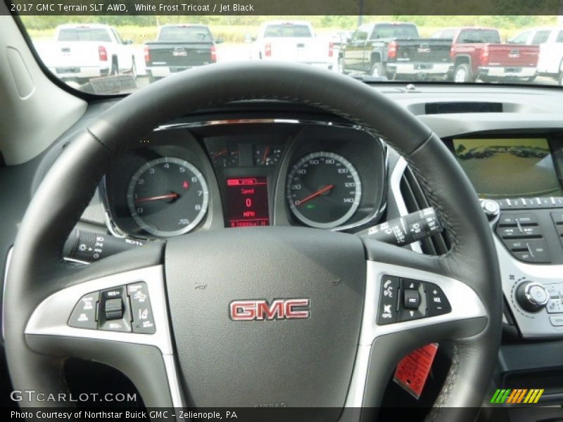 White Frost Tricoat / Jet Black 2017 GMC Terrain SLT AWD