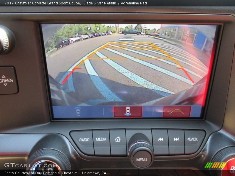 Blade Silver Metallic / Adrenaline Red 2017 Chevrolet Corvette Grand Sport Coupe