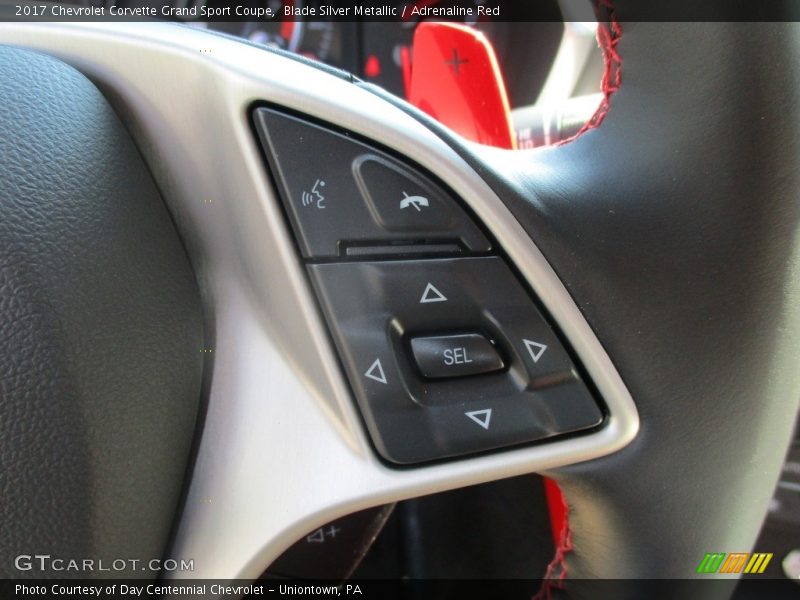 Controls of 2017 Corvette Grand Sport Coupe
