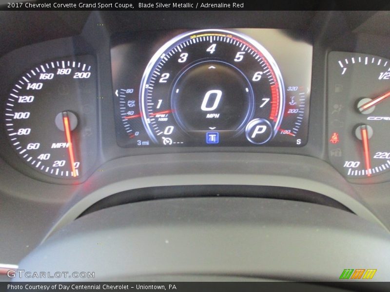  2017 Corvette Grand Sport Coupe Grand Sport Coupe Gauges