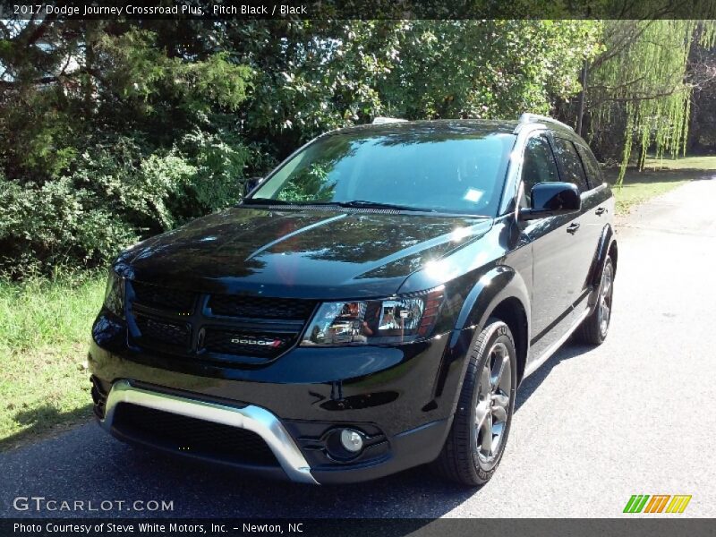 Pitch Black / Black 2017 Dodge Journey Crossroad Plus