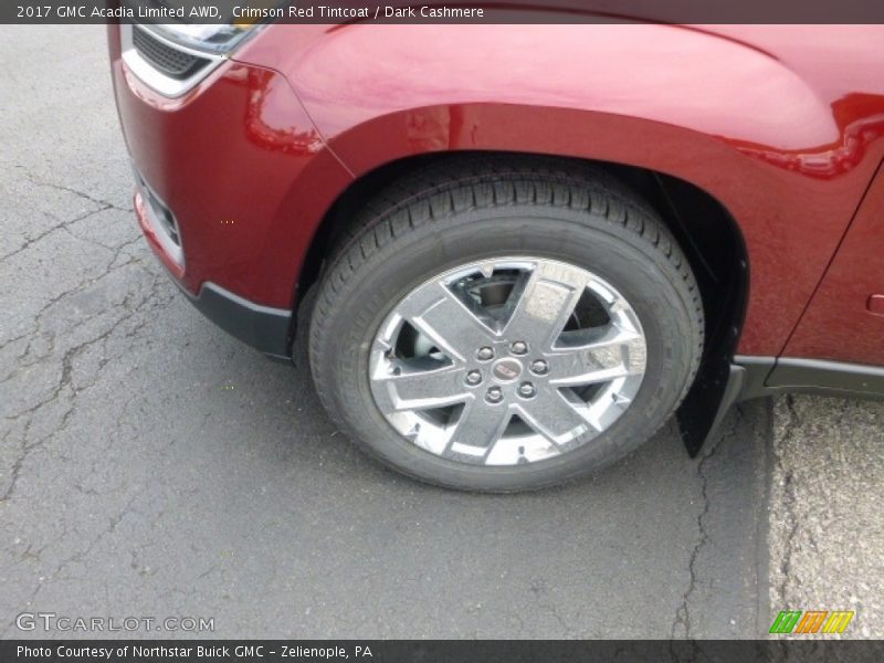Crimson Red Tintcoat / Dark Cashmere 2017 GMC Acadia Limited AWD