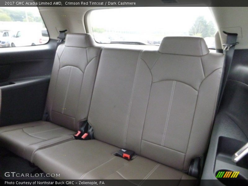 Rear Seat of 2017 Acadia Limited AWD