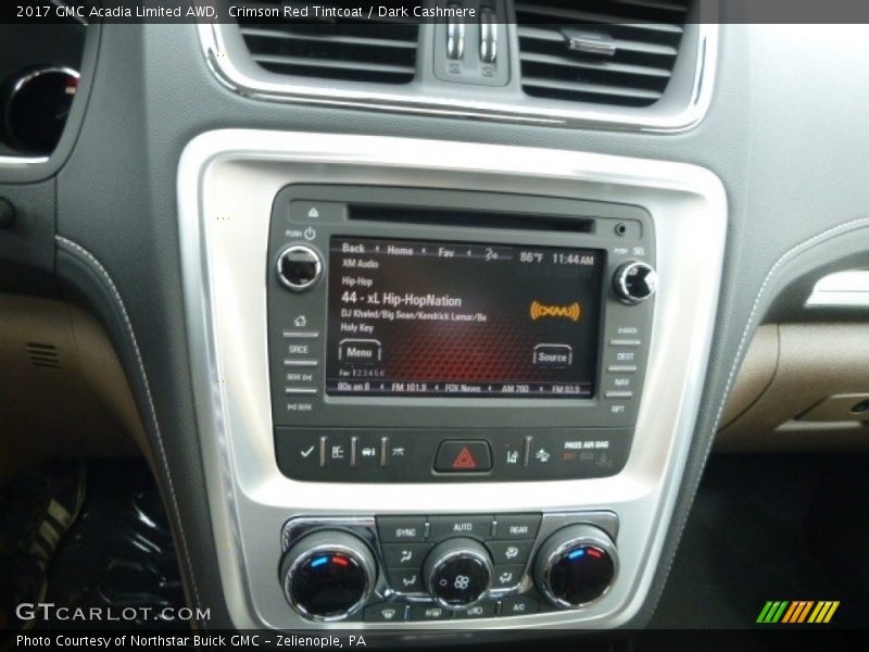 Controls of 2017 Acadia Limited AWD