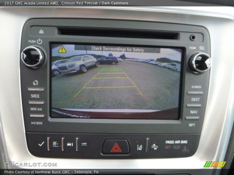 Controls of 2017 Acadia Limited AWD