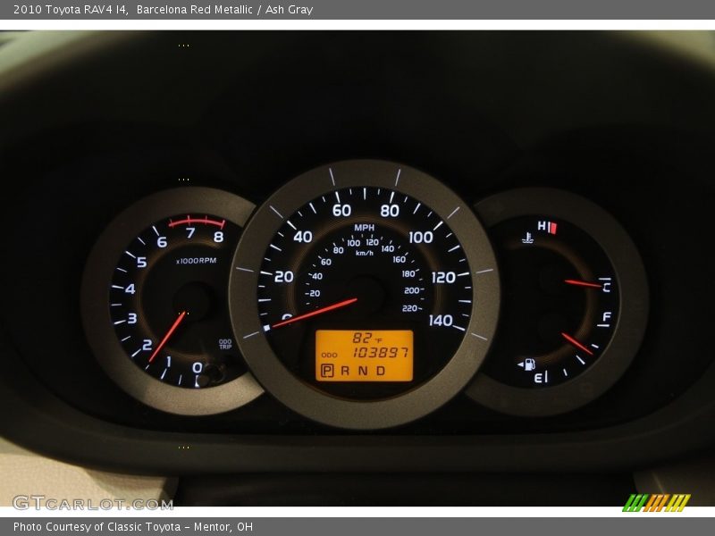 Barcelona Red Metallic / Ash Gray 2010 Toyota RAV4 I4