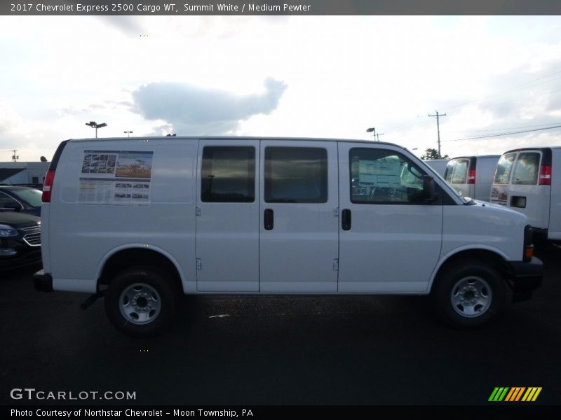 Summit White / Medium Pewter 2017 Chevrolet Express 2500 Cargo WT