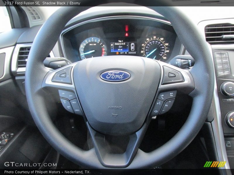 Shadow Black / Ebony 2017 Ford Fusion SE