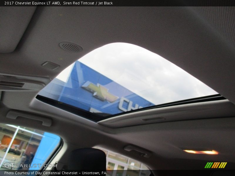 Siren Red Tintcoat / Jet Black 2017 Chevrolet Equinox LT AWD