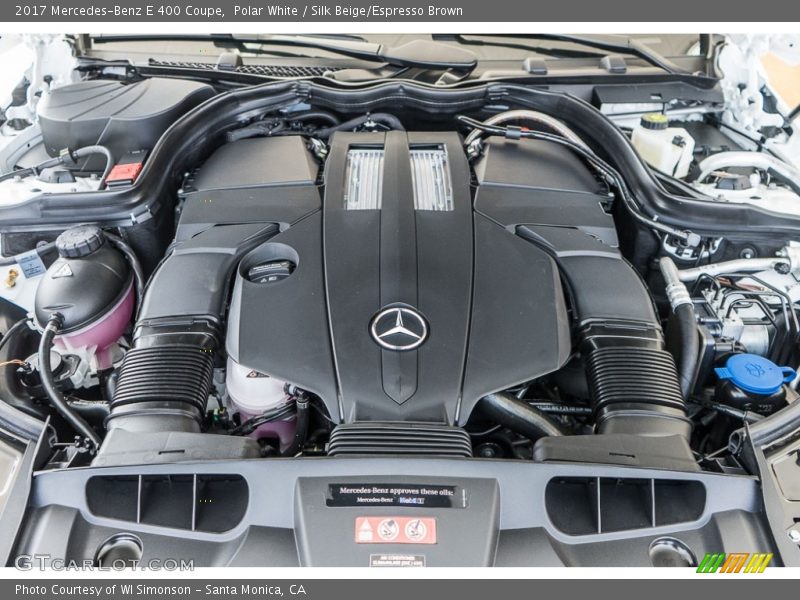  2017 E 400 Coupe Engine - 3.0 Liter Turbocharged DOHC 24-Valve VVT V6