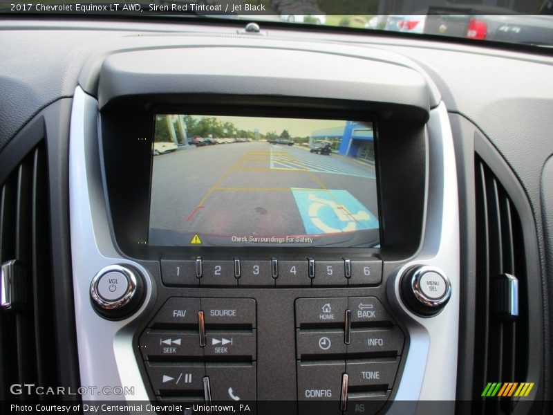 Siren Red Tintcoat / Jet Black 2017 Chevrolet Equinox LT AWD