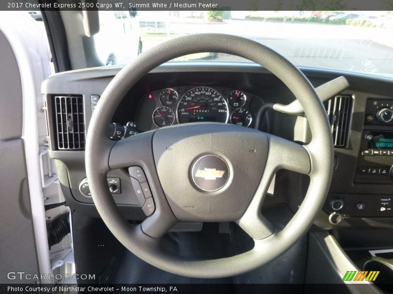 Summit White / Medium Pewter 2017 Chevrolet Express 2500 Cargo WT