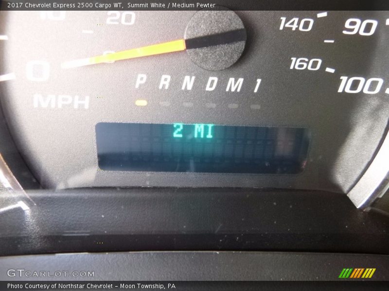 Summit White / Medium Pewter 2017 Chevrolet Express 2500 Cargo WT