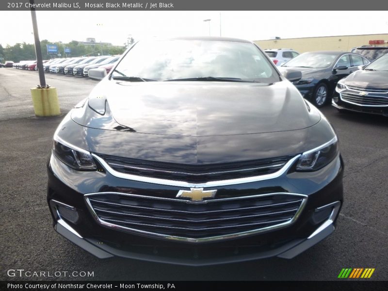 Mosaic Black Metallic / Jet Black 2017 Chevrolet Malibu LS