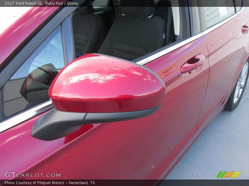 Ruby Red / Ebony 2017 Ford Fusion SE
