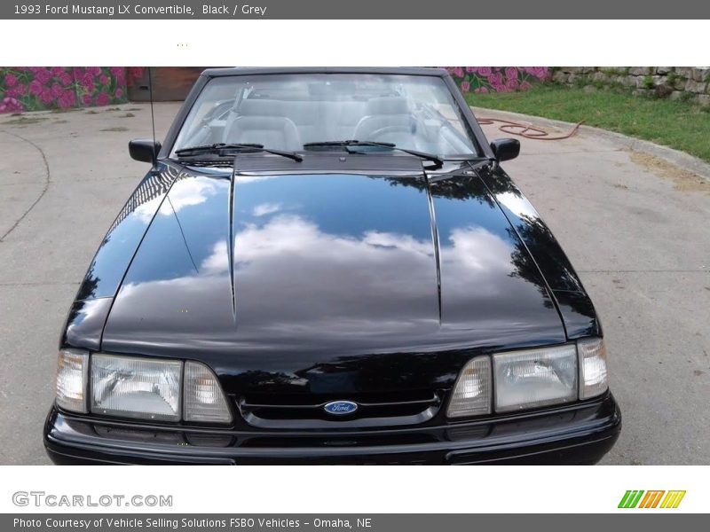 Black / Grey 1993 Ford Mustang LX Convertible