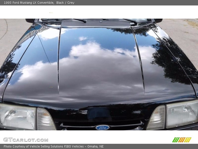 Black / Grey 1993 Ford Mustang LX Convertible