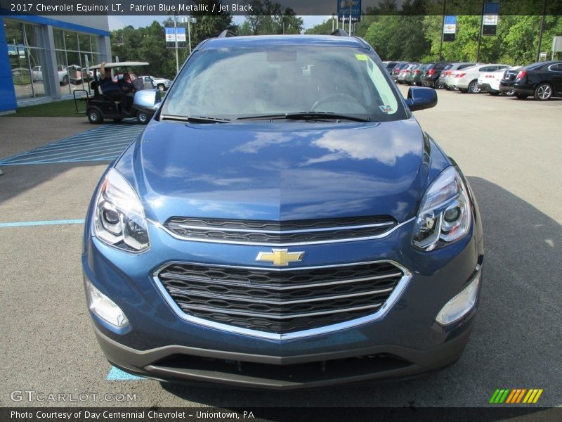 Patriot Blue Metallic / Jet Black 2017 Chevrolet Equinox LT