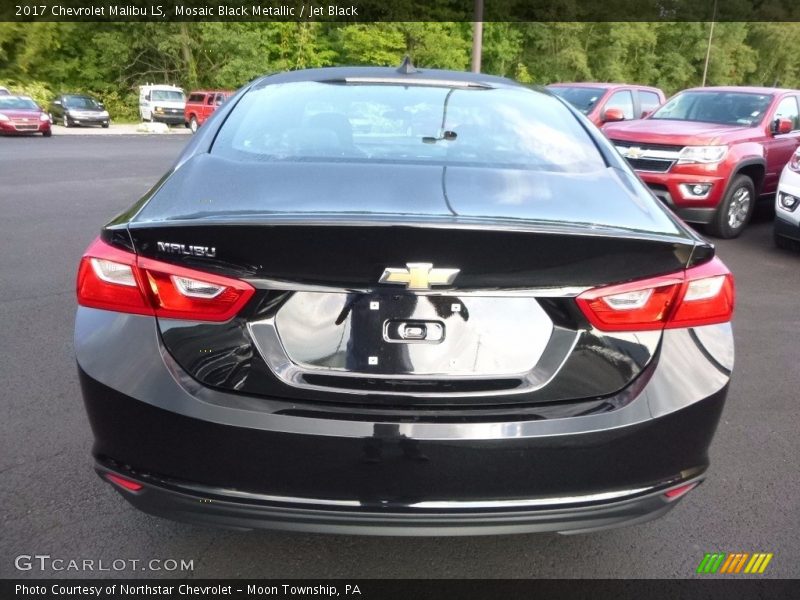 Mosaic Black Metallic / Jet Black 2017 Chevrolet Malibu LS