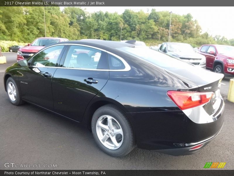 Mosaic Black Metallic / Jet Black 2017 Chevrolet Malibu LS