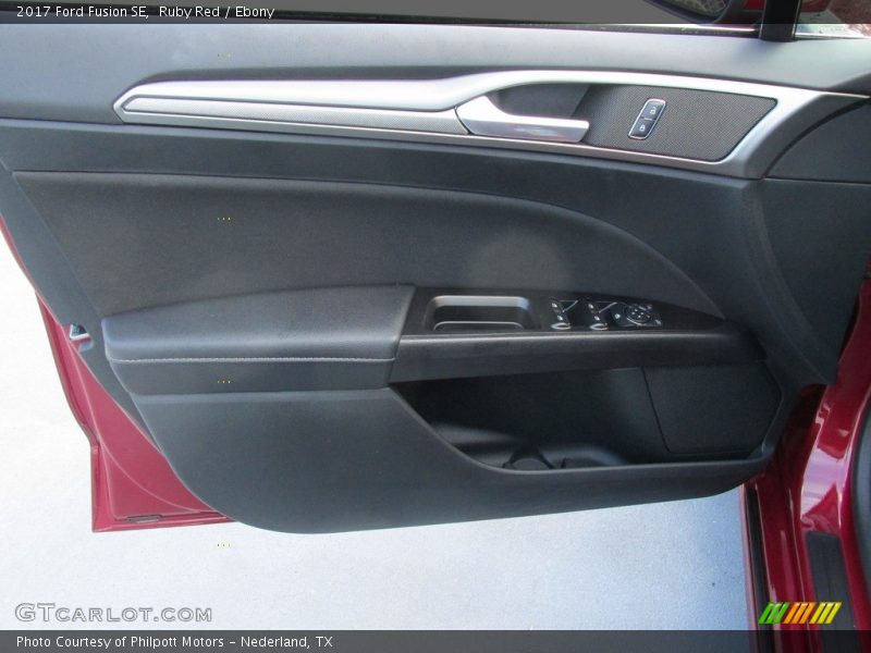 Ruby Red / Ebony 2017 Ford Fusion SE