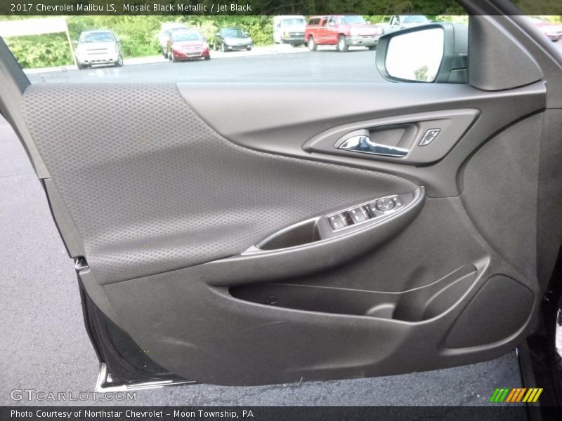 Mosaic Black Metallic / Jet Black 2017 Chevrolet Malibu LS