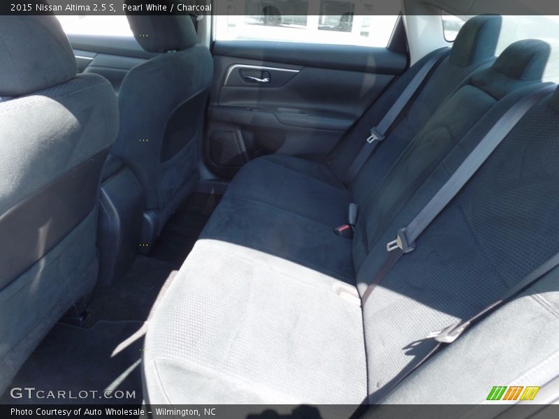 Pearl White / Charcoal 2015 Nissan Altima 2.5 S