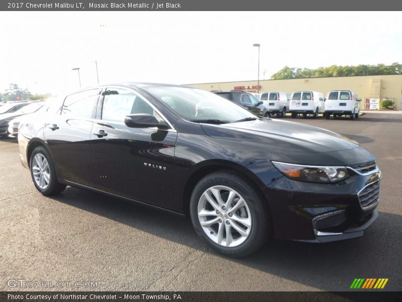 Mosaic Black Metallic / Jet Black 2017 Chevrolet Malibu LT