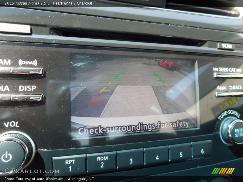 Pearl White / Charcoal 2015 Nissan Altima 2.5 S