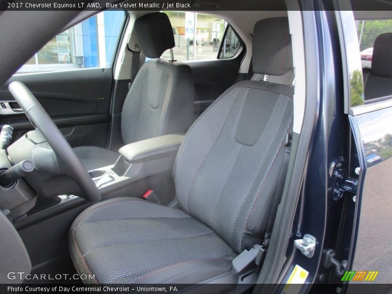 Blue Velvet Metallic / Jet Black 2017 Chevrolet Equinox LT AWD