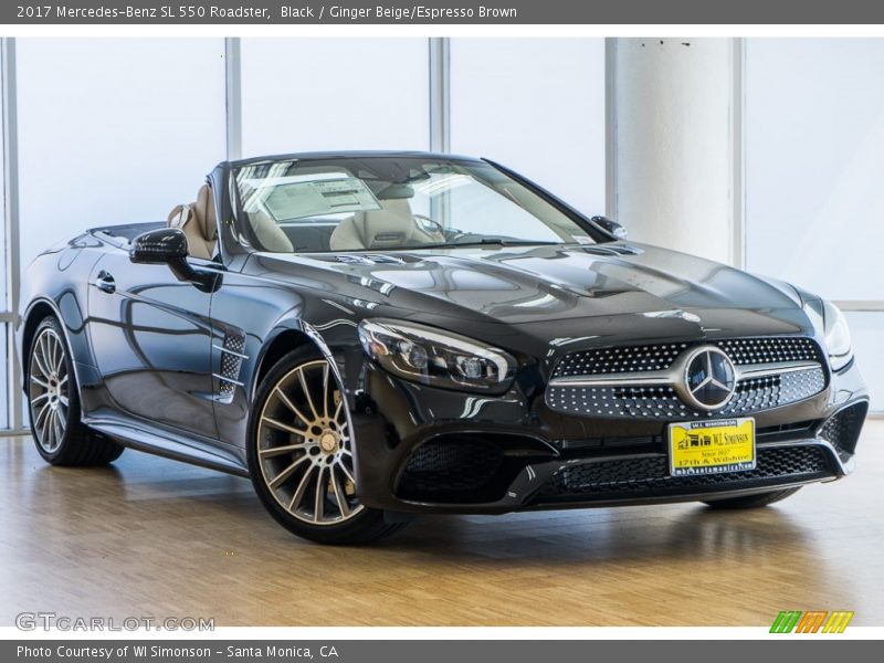 Front 3/4 View of 2017 SL 550 Roadster