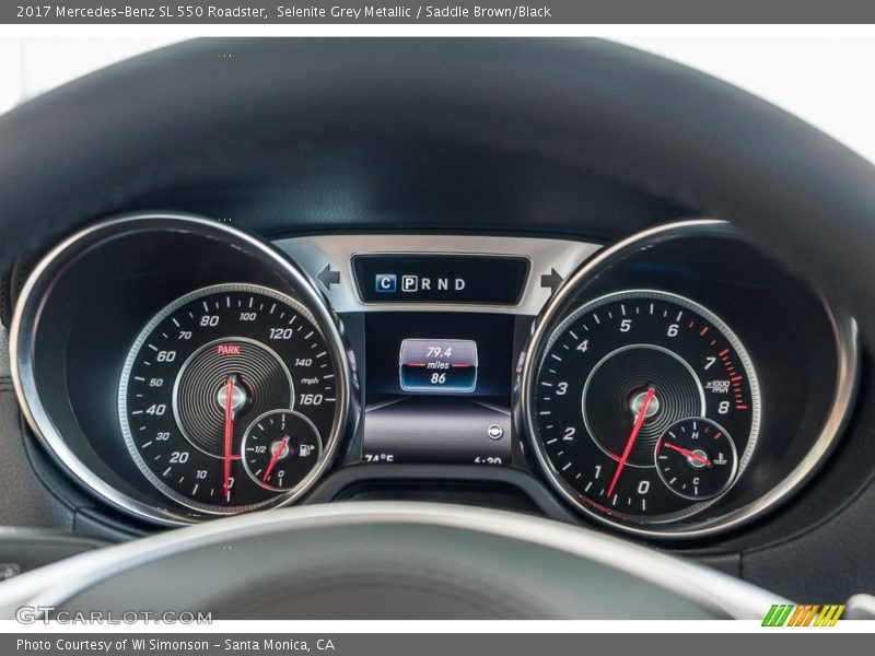  2017 SL 550 Roadster 550 Roadster Gauges