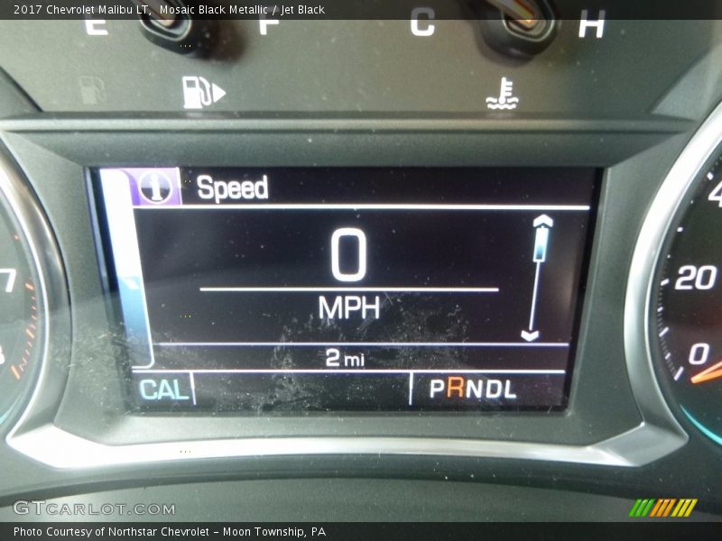 Mosaic Black Metallic / Jet Black 2017 Chevrolet Malibu LT