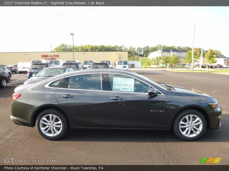 Nightfall Gray Metallic / Jet Black 2017 Chevrolet Malibu LT