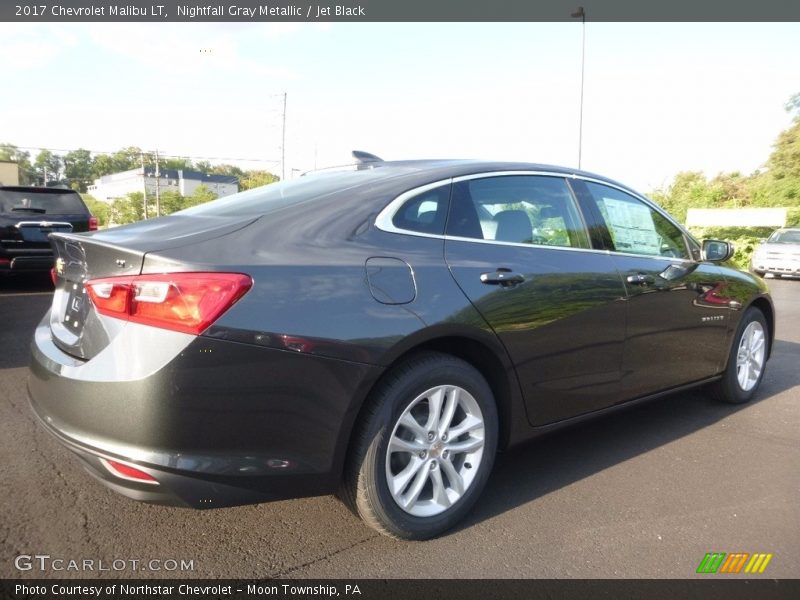 Nightfall Gray Metallic / Jet Black 2017 Chevrolet Malibu LT