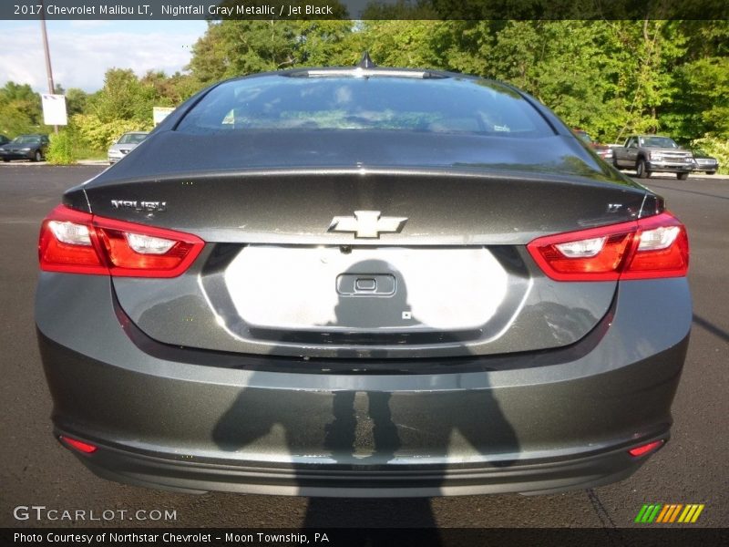 Nightfall Gray Metallic / Jet Black 2017 Chevrolet Malibu LT