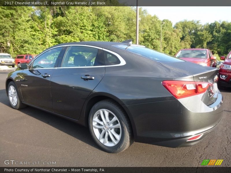 Nightfall Gray Metallic / Jet Black 2017 Chevrolet Malibu LT
