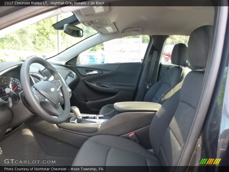 Nightfall Gray Metallic / Jet Black 2017 Chevrolet Malibu LT