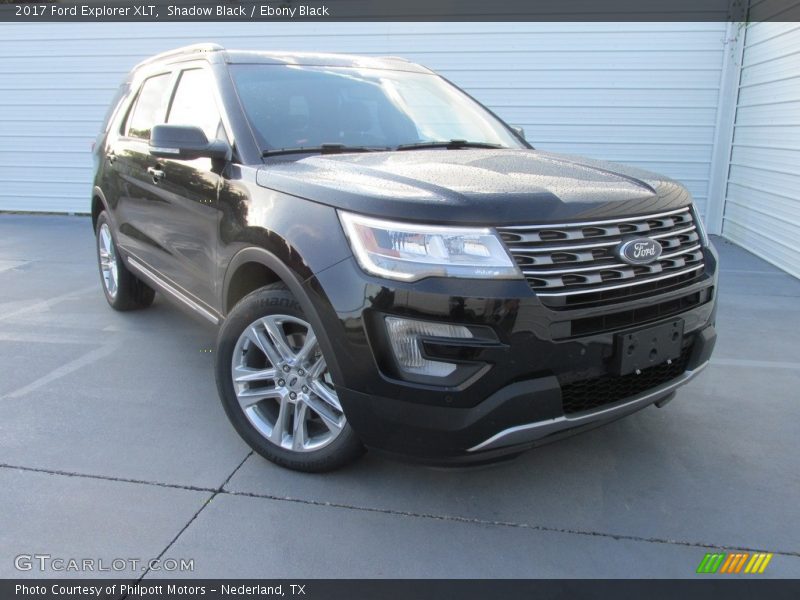 Shadow Black / Ebony Black 2017 Ford Explorer XLT