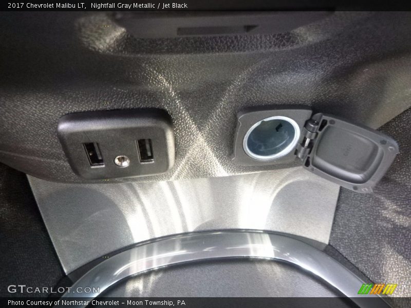 Nightfall Gray Metallic / Jet Black 2017 Chevrolet Malibu LT