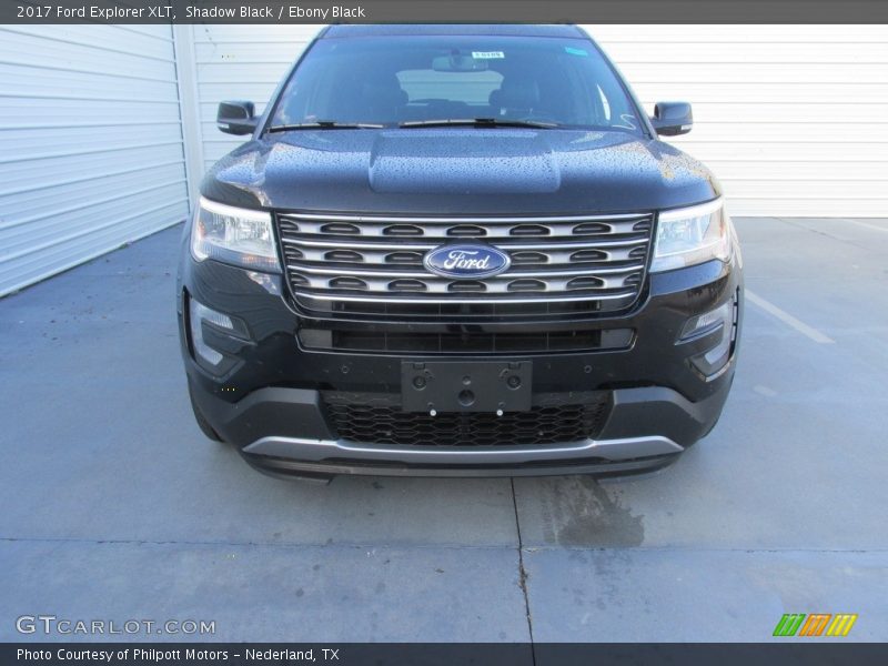 Shadow Black / Ebony Black 2017 Ford Explorer XLT