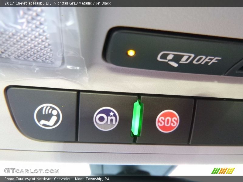 Nightfall Gray Metallic / Jet Black 2017 Chevrolet Malibu LT